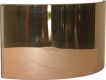 Laminated glass, 220x100 mm, gold-coated